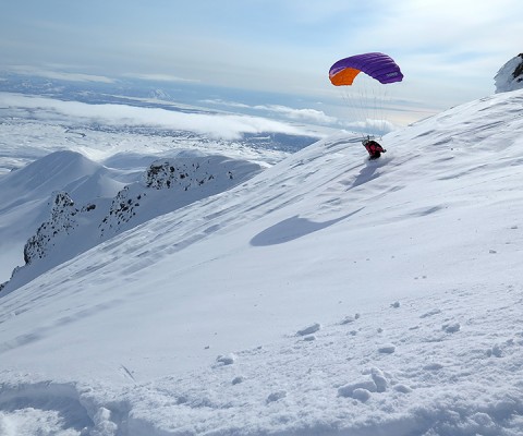 Kamchatka speedriding